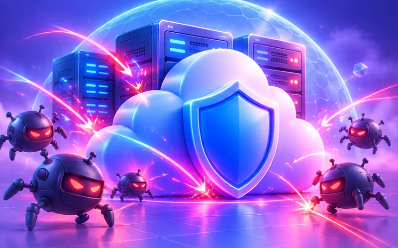 Đưa website qua Cloudflare: SSL Full (strict), cache và chặn bot