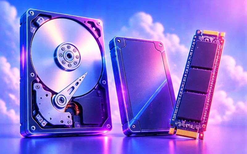 SSD, NVMe và HDD: chọn ổ cứng nào cho hosting, VPS?